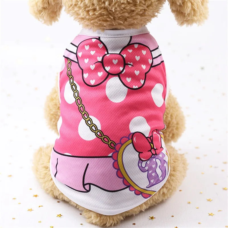 Pet Dog Cartoon Clothing.