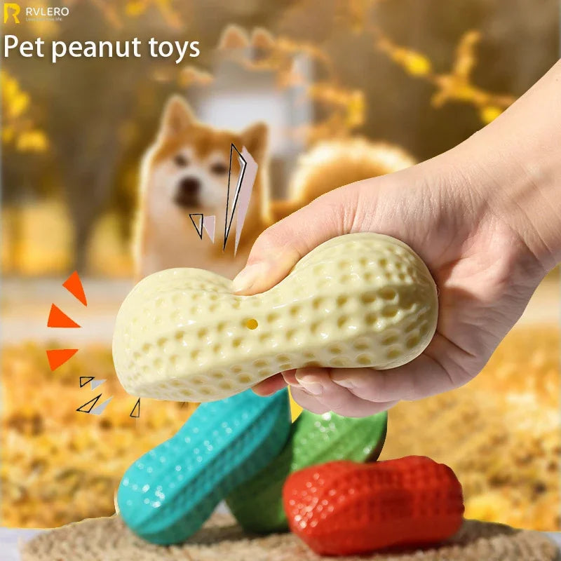 Dog Chew Toy Squeaking Simulation Peanut.