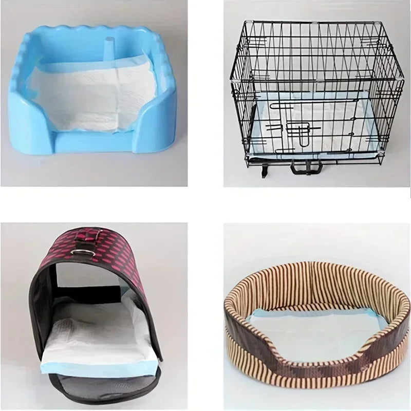 40/50/100/200 pieces Super Absorbent Odor-Control Disposable Dog Diapers & Training Pads.