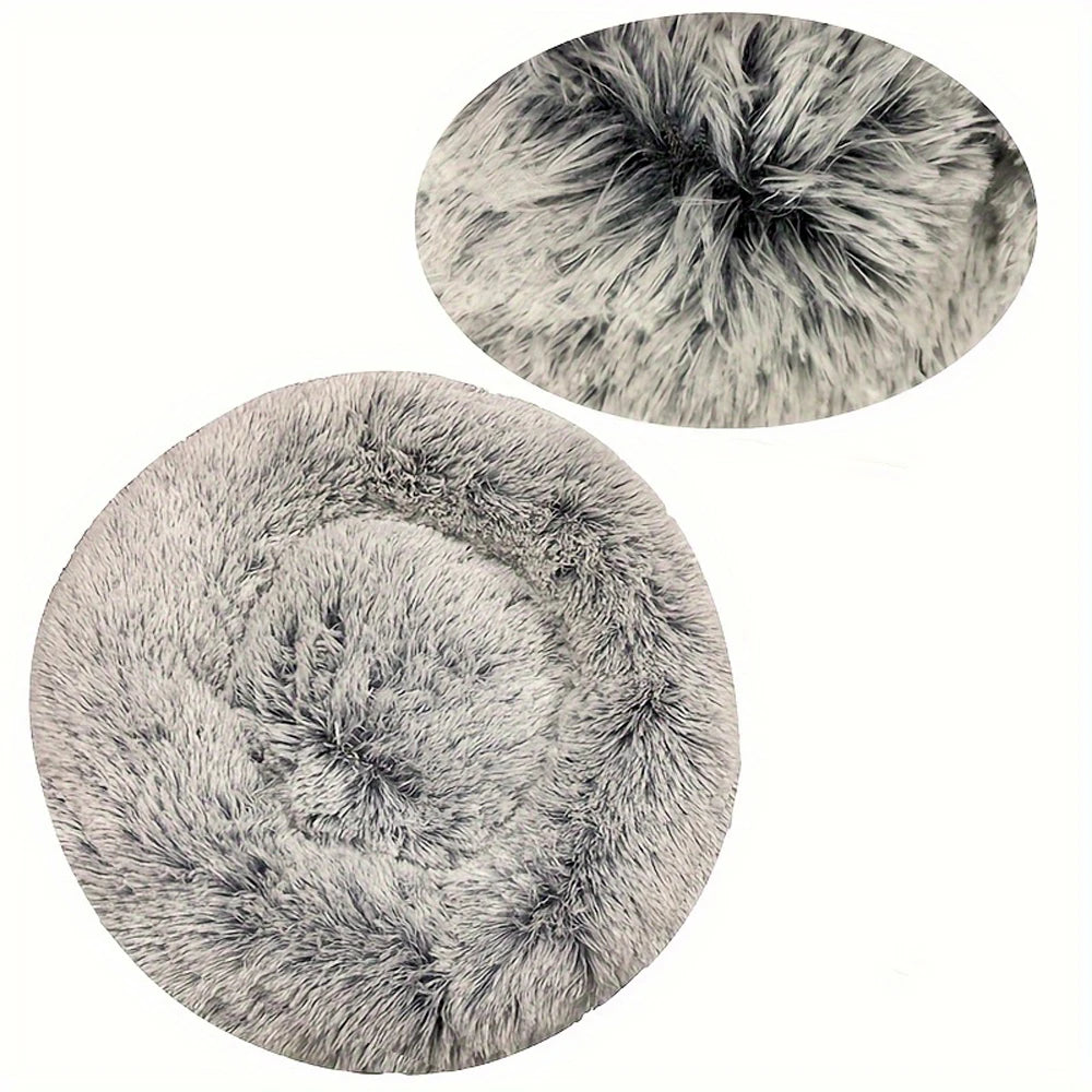 Round Winter Warm Pet Bed.