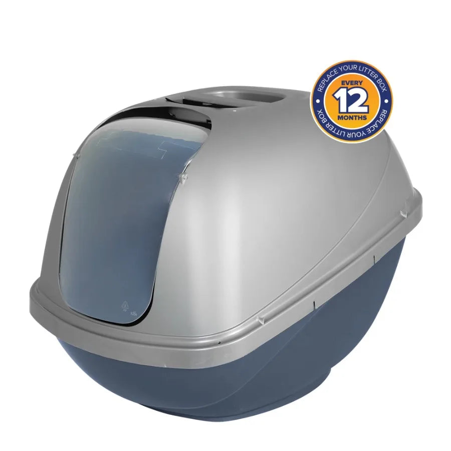 Basic Hooded Enclosed Cat Litter Pan.