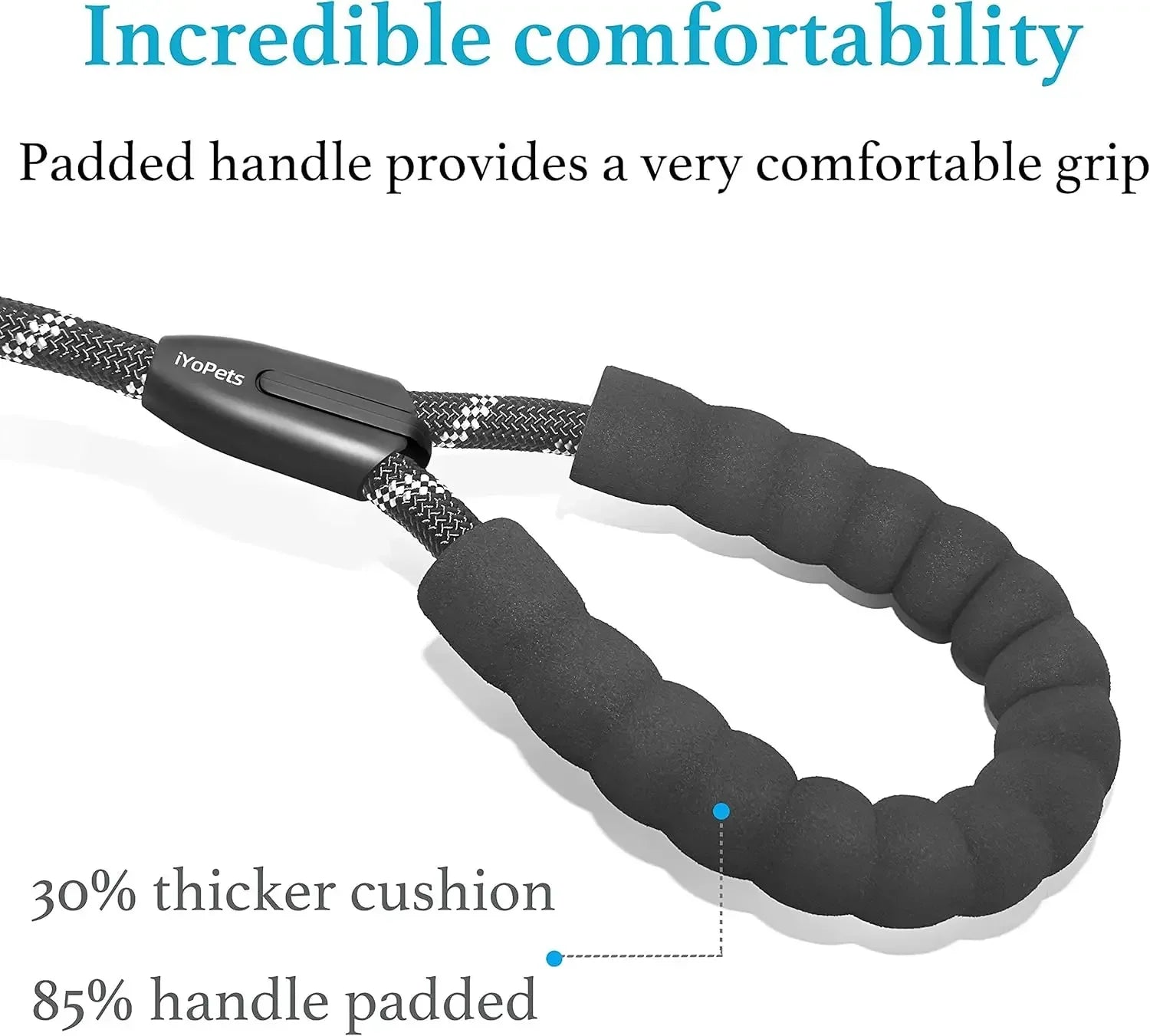 Double Dog Leash With Two Extra Traffic Handles. 360 Swivel No Tangle Dual Dog Walking Leash, Comfortable Shock Absorbing Reflective Bungee For Two Dogs 18-120 lbs.