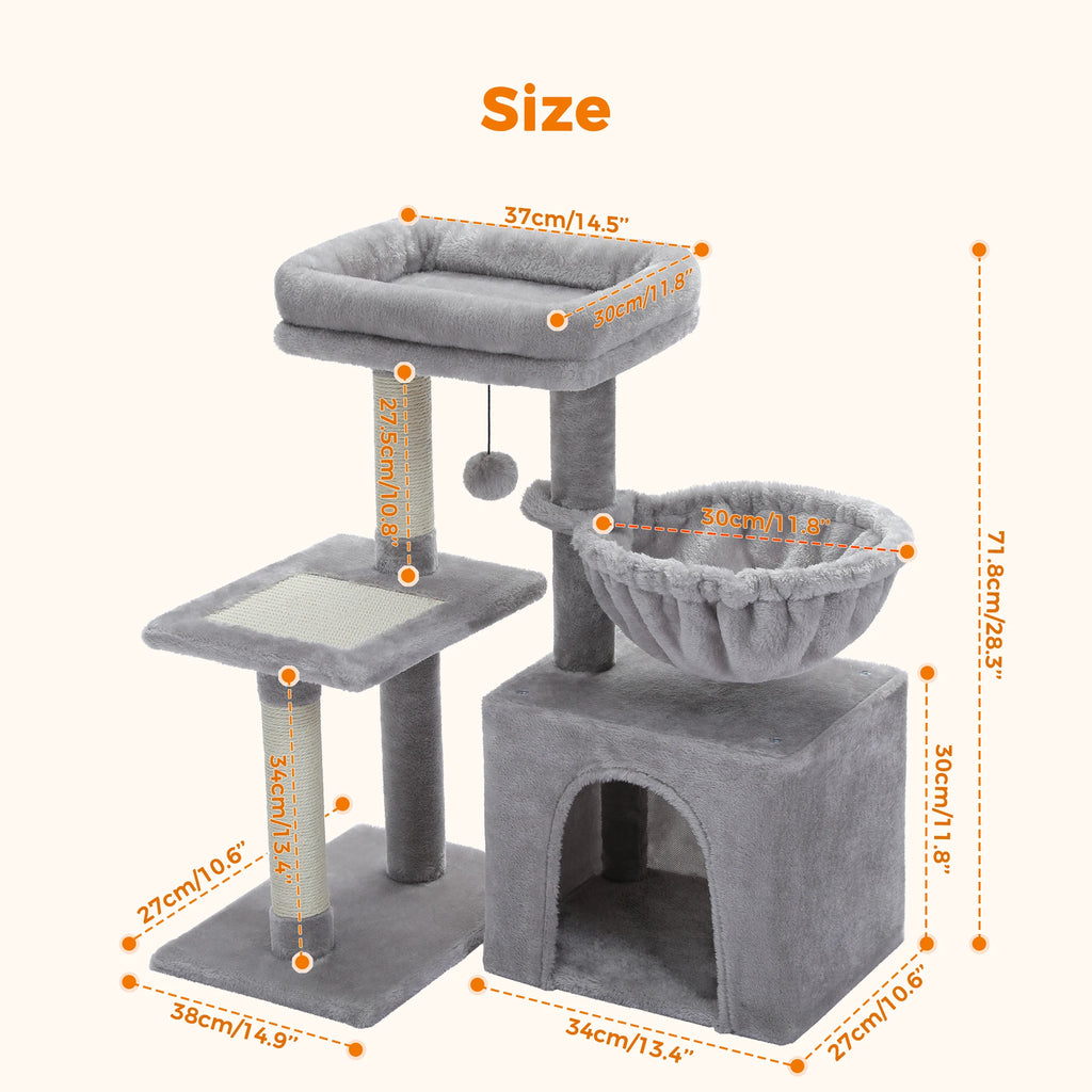Cat Tree Cat Tower for Indoor Cats;  2 Styles Cat Activity Tree. See Description.
