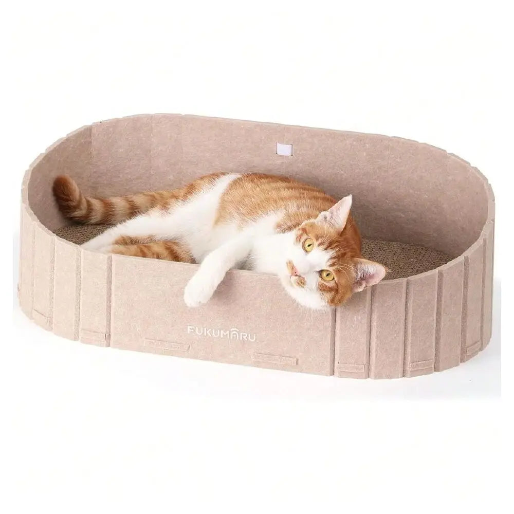 Cat Scratchers Bed,  24 Inch Sofa, Reversible Detachable Board.