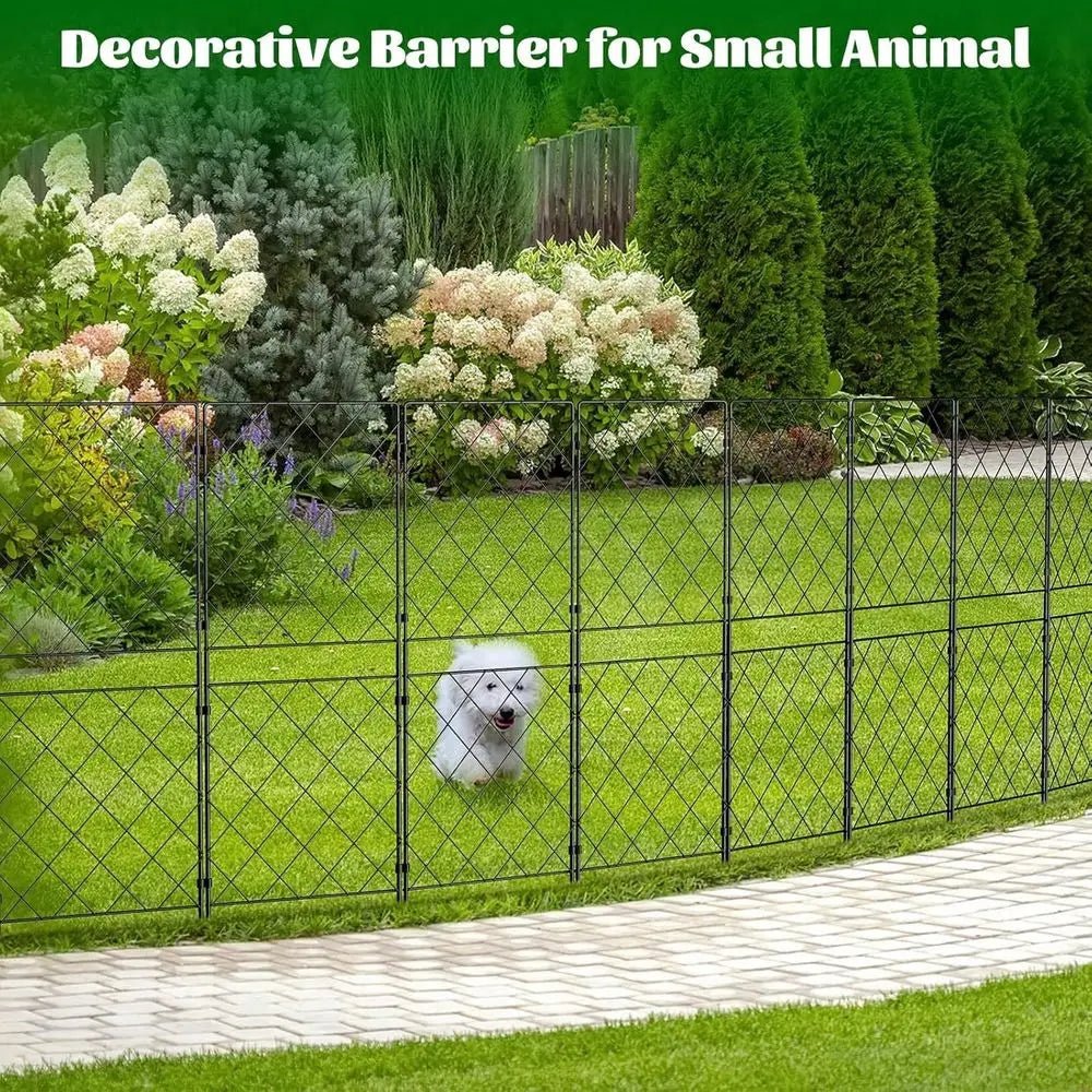 Rustproof Metal Fence, 10 Pack.