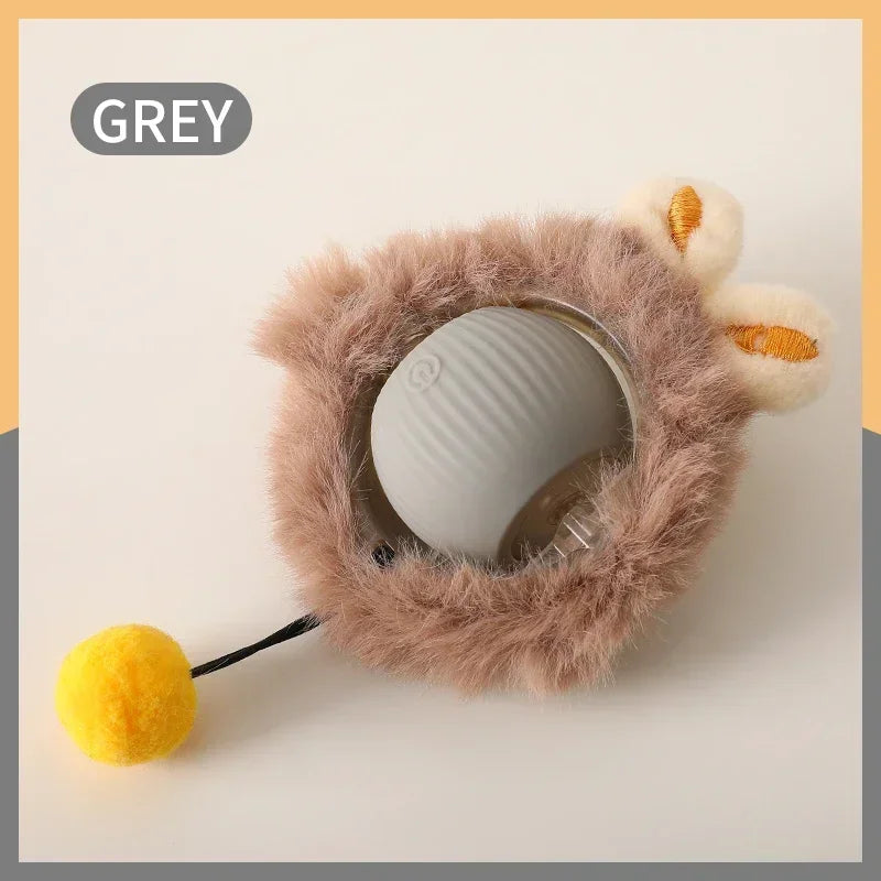 Cat Automatic Rolling Ball.  Tail Rechargeable,  Smart Pet.