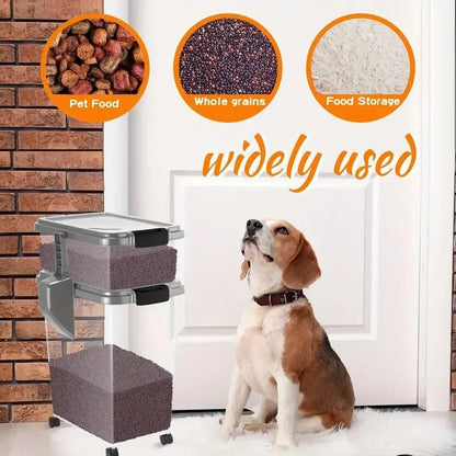 40L Large Airtight Pet Food Storage Container.