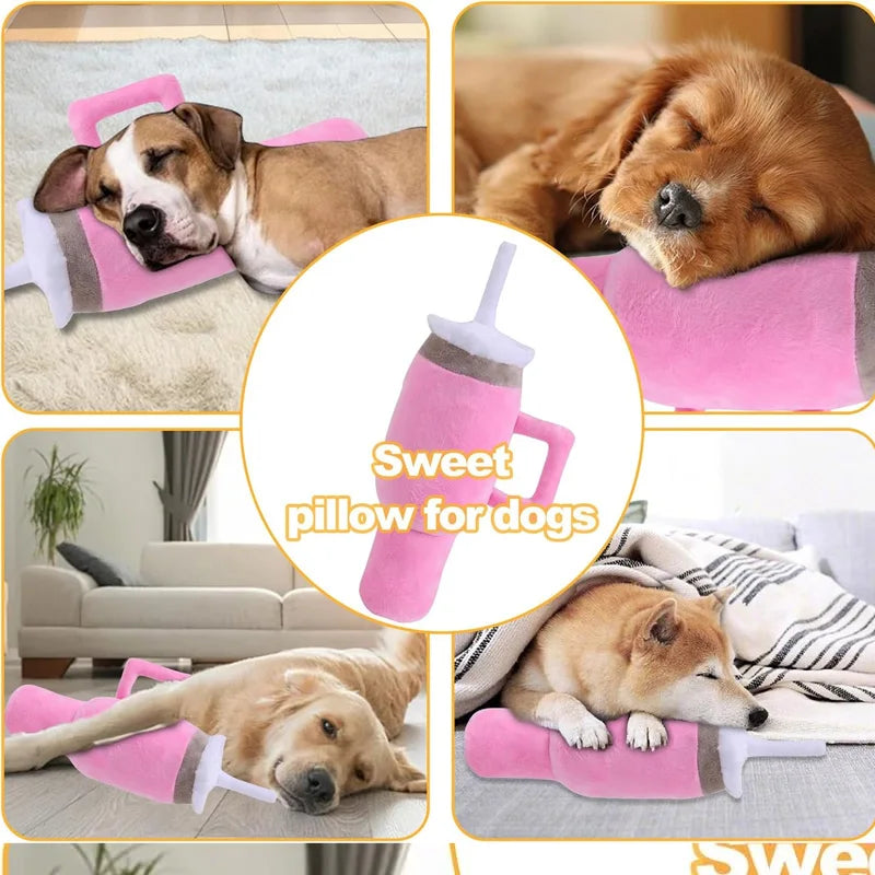 Squeaky Dog Cup Chew Toy.