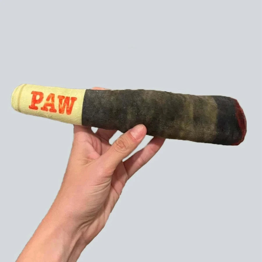 Cigar Design Squeaky Chew Toy For Small Medium Dogs.