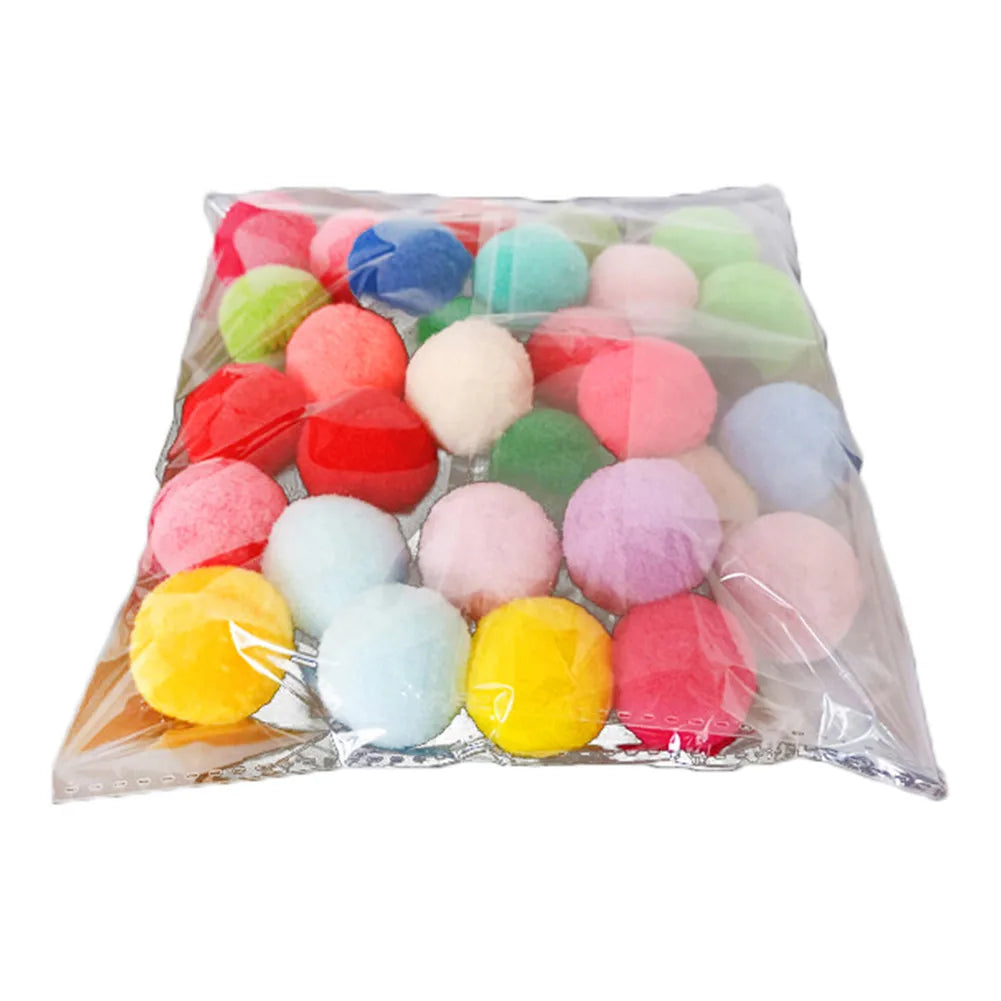 Pet Cat Plush Ball Toy Polyester Material Training Toy.