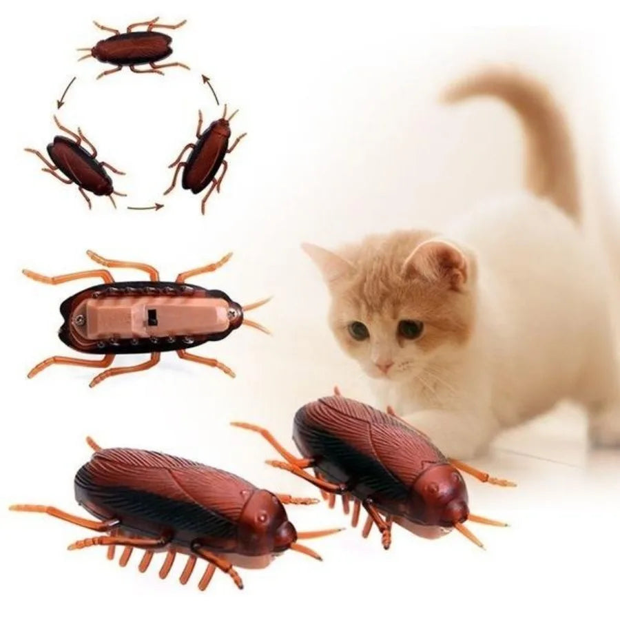 Funny Simulation of Cockroaches,  Play Toys for Cats, Dogs, Kittens.