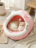 1 Piece Cute Cat Bed For Indoor Cats. Washable, Warm Cave Bed.  Suitable for Puppies.