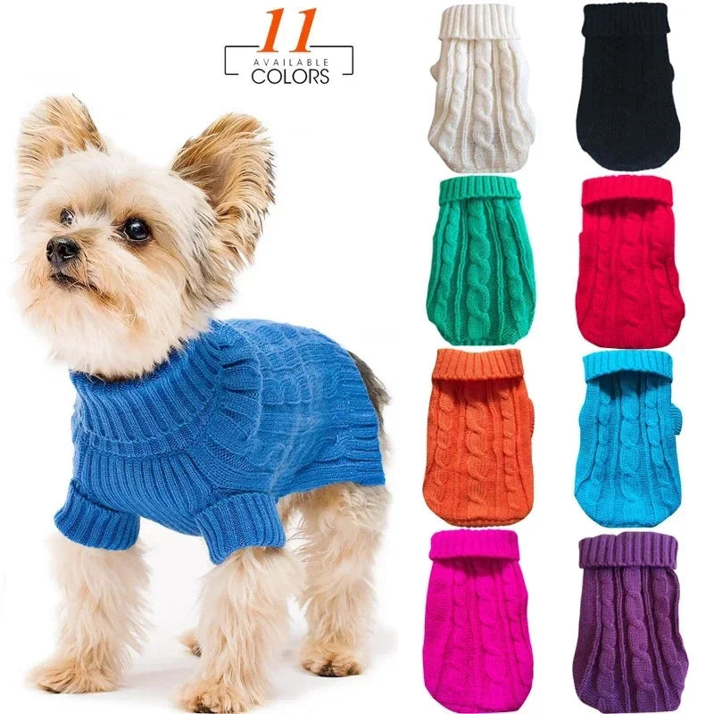 Winter Sweater for Small and Medium Dogs and Puppies,