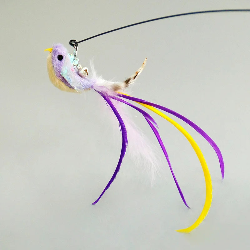 Cat Wand with Bell, Powerful Suction Cup, Interactive Toys for Cats and Kittens.