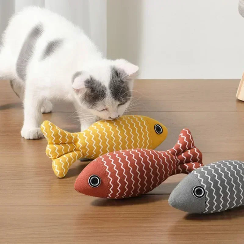 Catnip Kitten Teeth Grinding Chew Toy with Soft Bite.