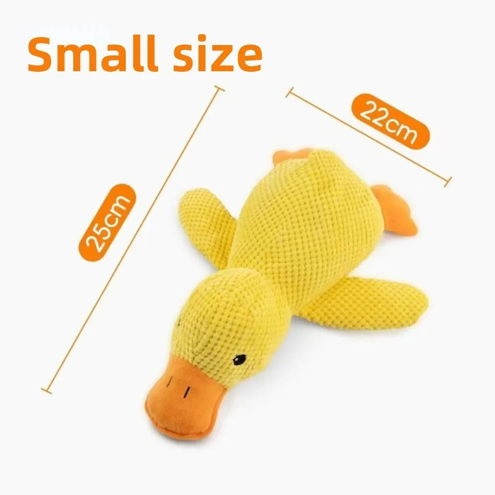 1/3 PCS Squeaky Duck for Dogs. Calming, Plush, Luxury, Sleep Aid and Durable Puppy Companion Pet.