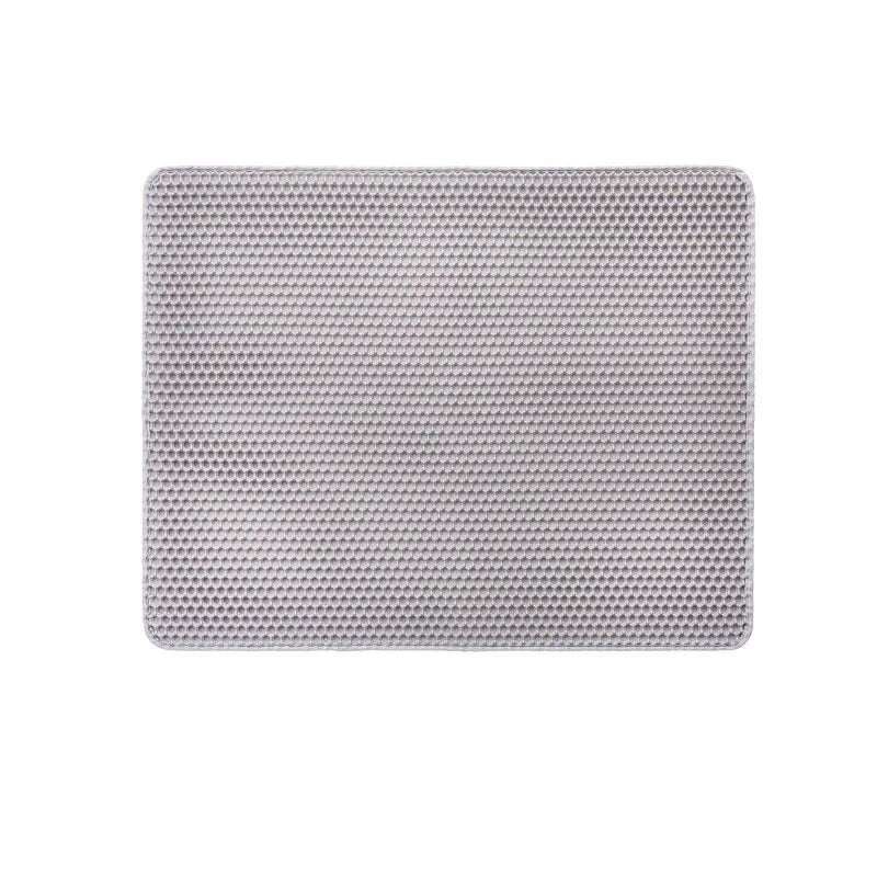 Cat Litter Trapping Mat 30 x 24 in Double Layer Honeycomb Non-Slip & Urine-Proof.