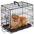 18 Inch Single Door Dog Crate Metal Pet Kennel.