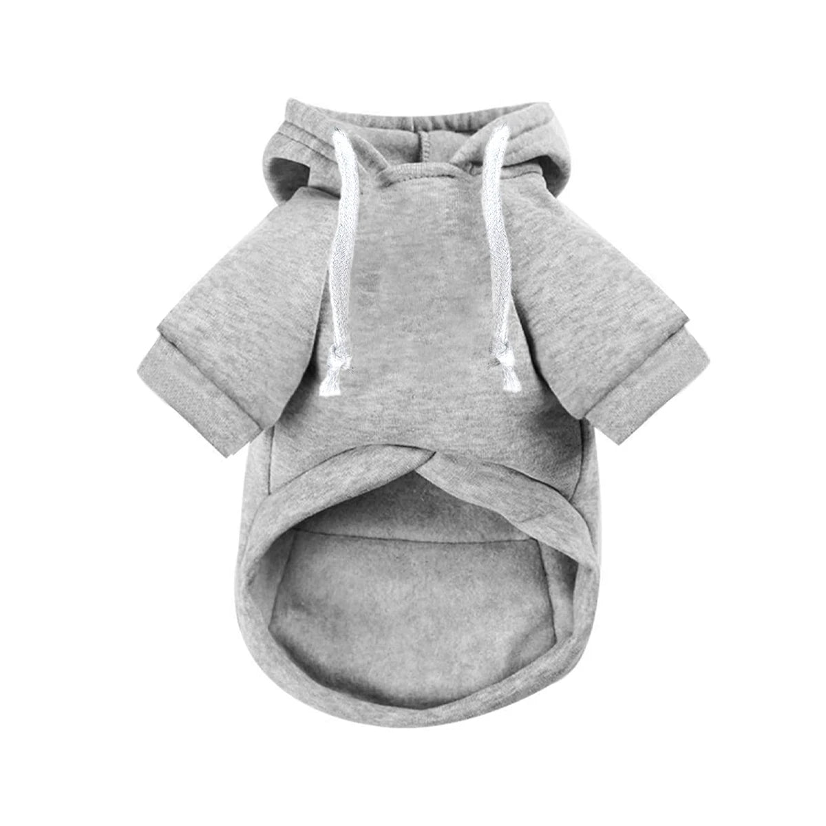 One Piece Hoodie Sweatshirts with Zipper Pockets.  Clothes for Small Dogs, Cat Costumes and Medium Sized Dogs.