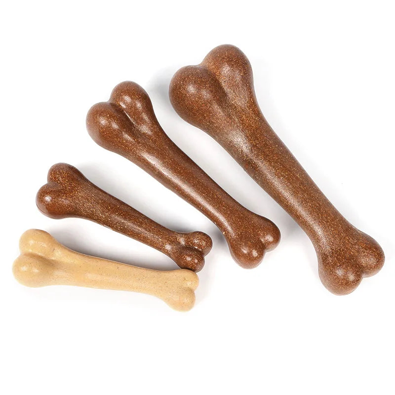 Dog Bone Chew Toys Nearly Indestructible, Natural, Non-Toxic and  Anti-bite.  For Puppies, Small, Medium and Large Dogs.