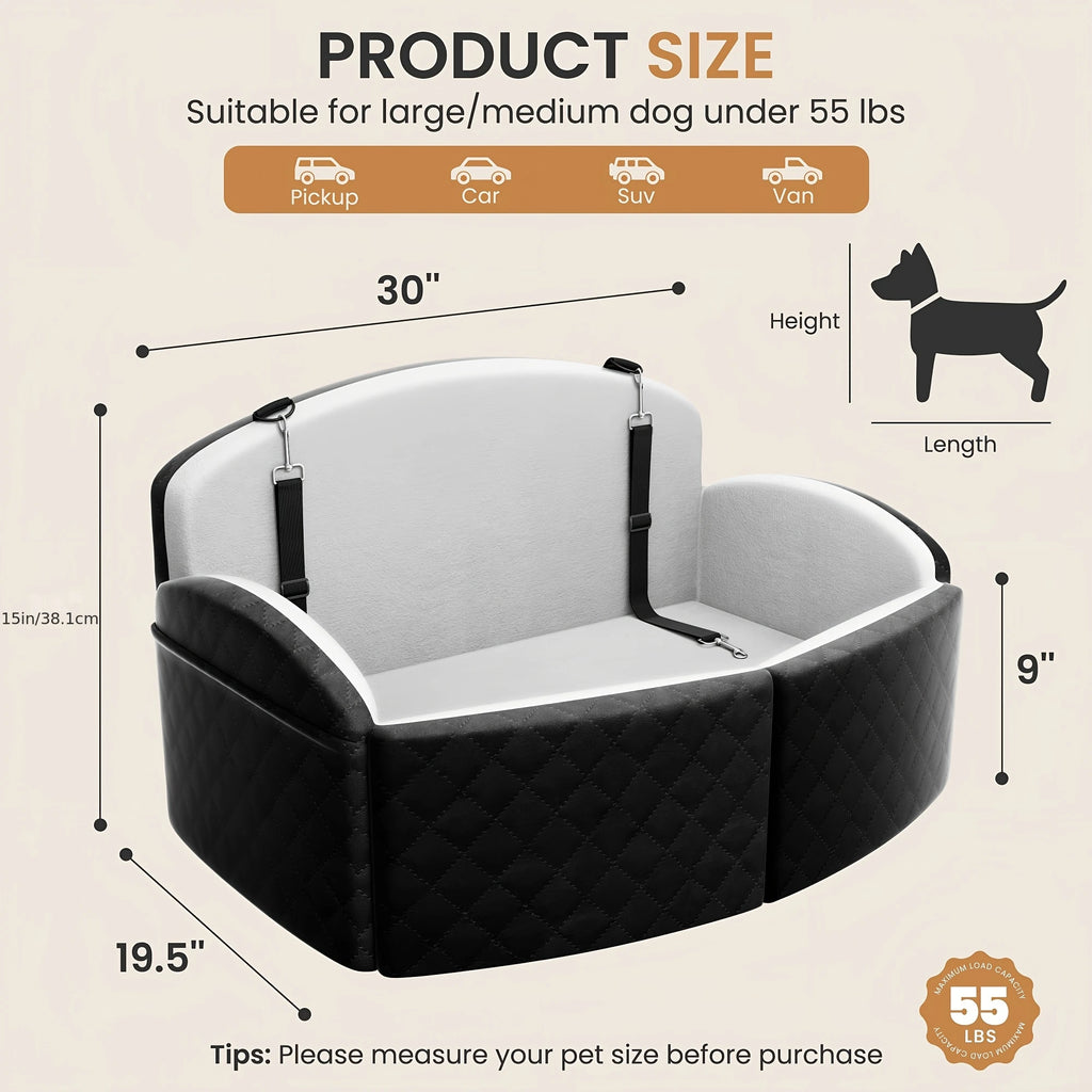Dog Car Seat for Medium/Large Dogs.