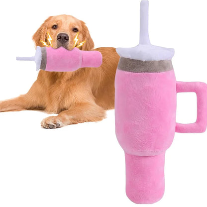 Squeaky Dog Cup Chew Toy.