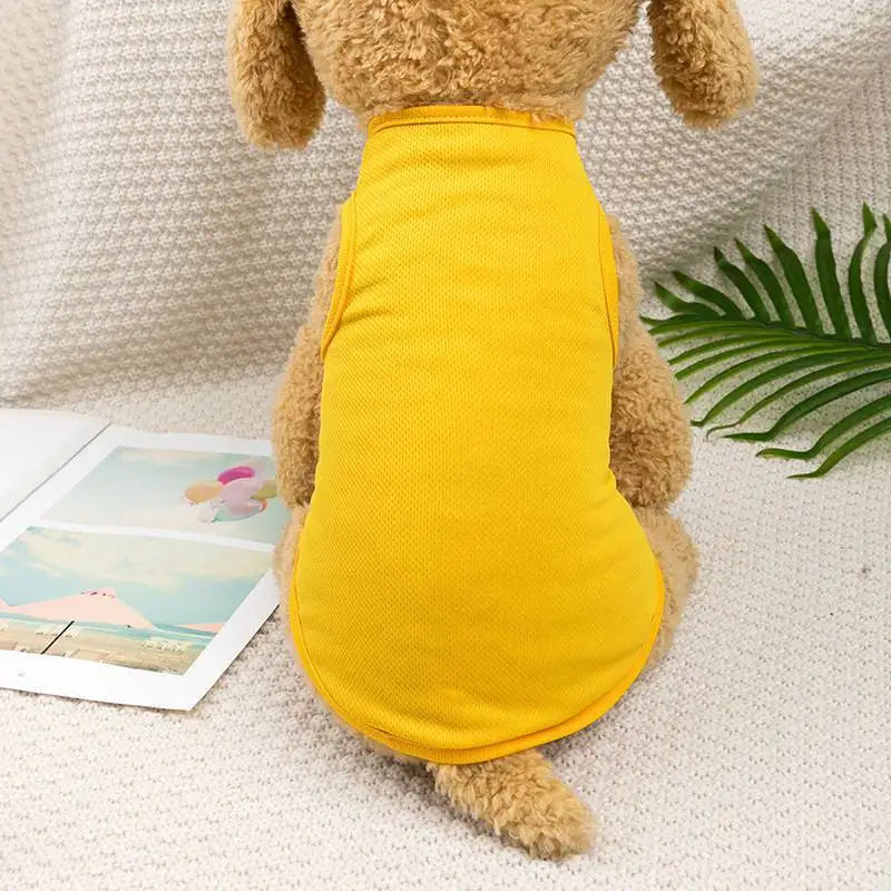 Summer Dog Clothes For Small Dogs Cute Summer Puppy T-Shirt Spring Vests for Small and Medium Dogs and Cats. XS-XXL