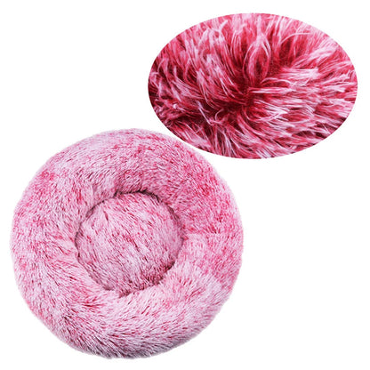 Round Winter Warm Pet Bed.