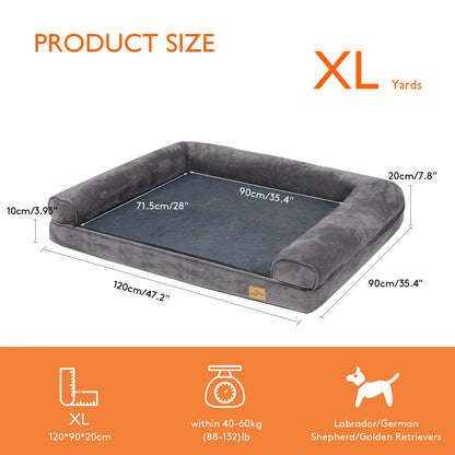 Dog Beds with an Orthopedic Pet Mattress and a Bed Cushion.