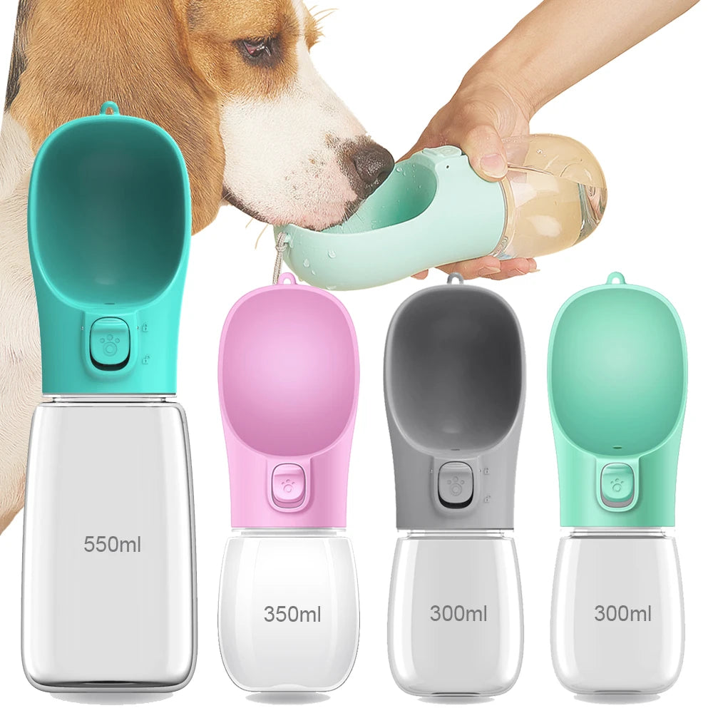 Leakproof Dog Water Bottle for Dogs, Puppies and Cats. Water Feeder Bowls/Containers.