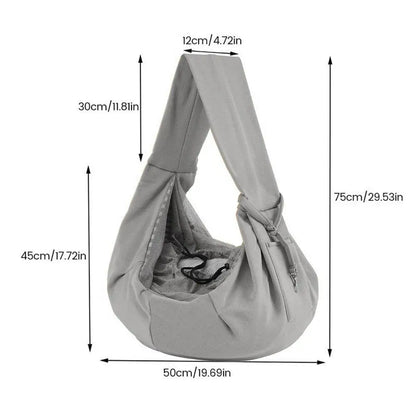 Sling Carrier Reversible Carrying Bag for Cats, Dogs, and Puppies.