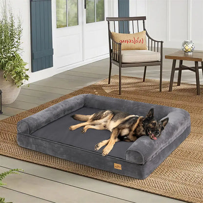 Dog Beds with an Orthopedic Pet Mattress and a Bed Cushion.