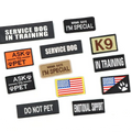 12 Pieces Tactical Patch Bundle for Dog Vest Harness.
