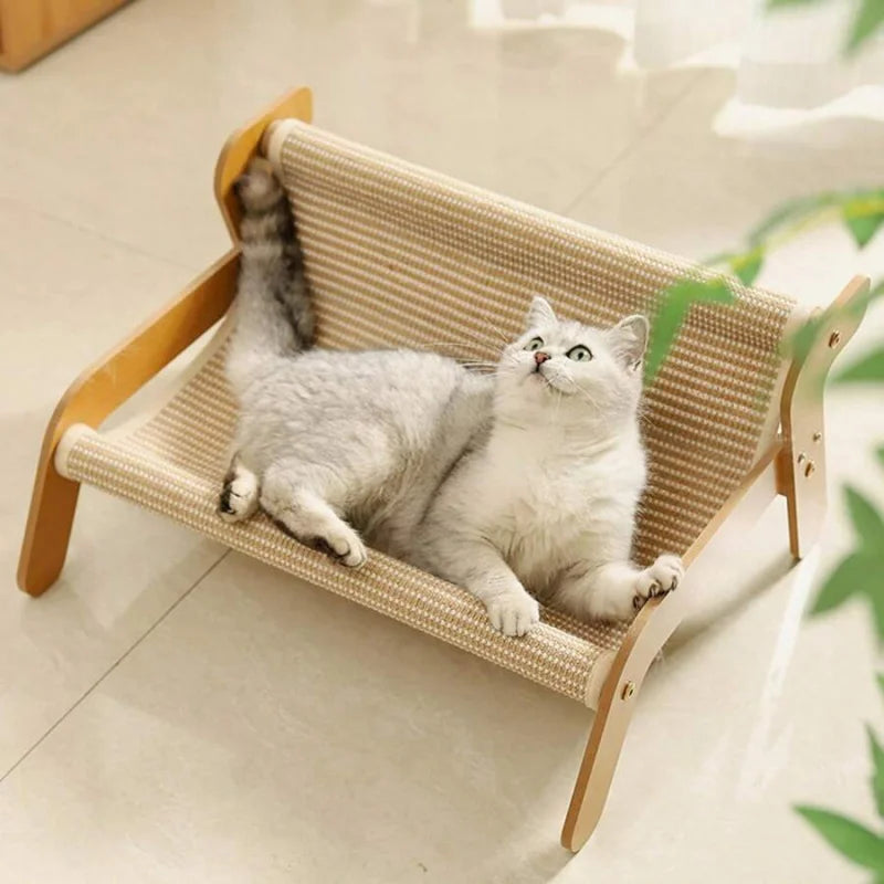 Cat Hammock Sofa, Durable Lint-Free Large Cat Scratching Post.