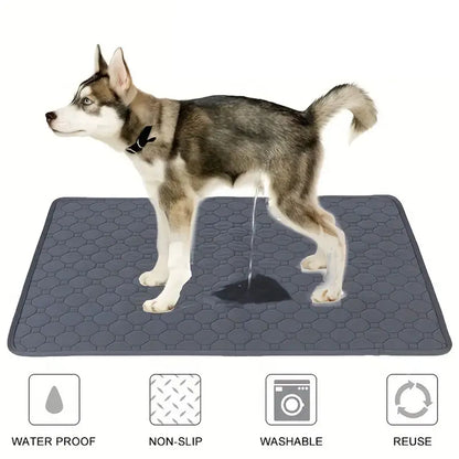 Dog Pee Pad Reusable Washable Dog Urine Mat.