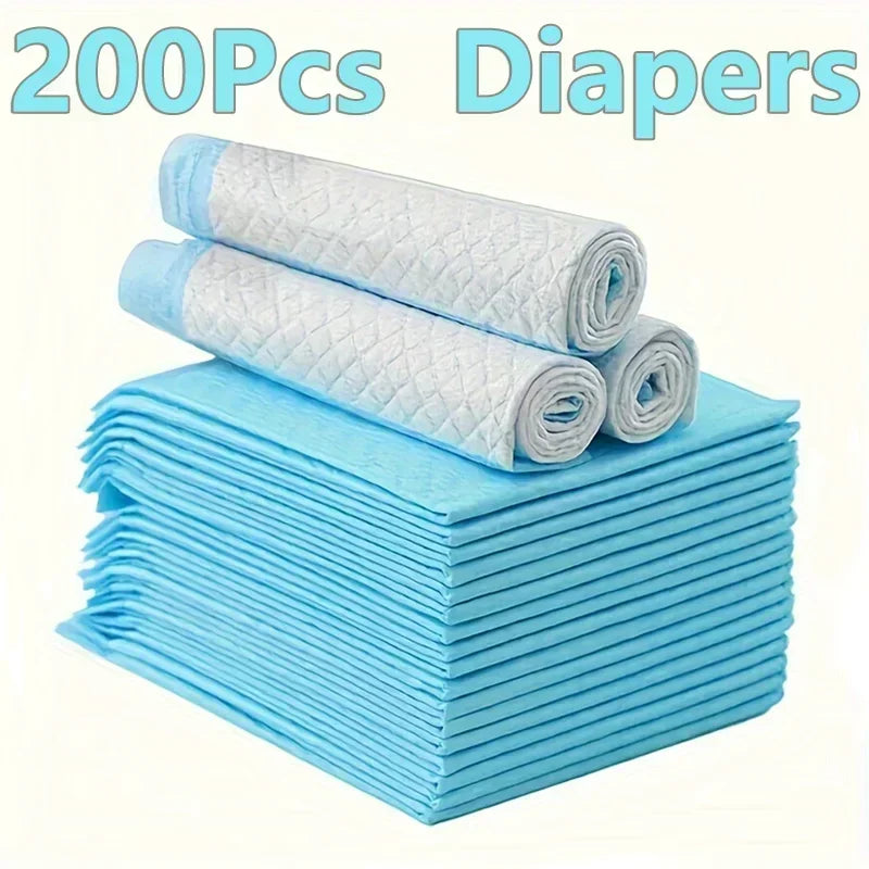 40/50/100/200 pieces Super Absorbent Odor-Control Disposable Dog Diapers & Training Pads.