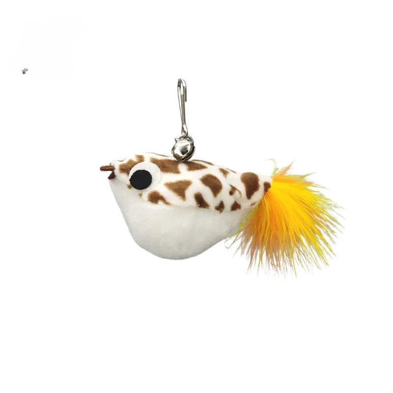 Cat Wand with Bell, Powerful Suction Cup, Interactive Toys for Cats and Kittens.