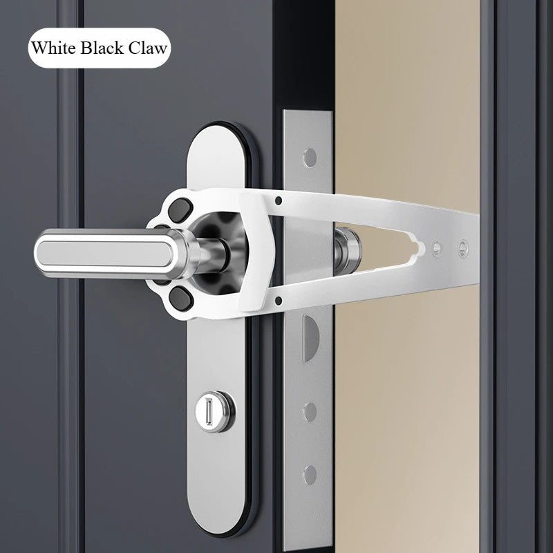 Cat Door Holder,  Latch Adjustable Dog Door Stopper.  Elastic Gate Lock,  Flex Latch Strap Keeps Dog Out From Entering Pet Gate.