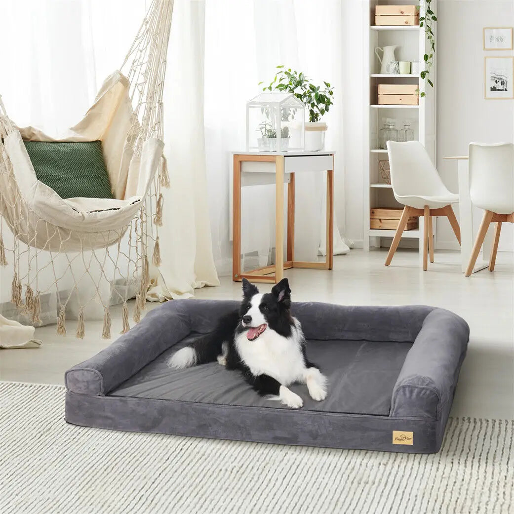 Dog Beds with an Orthopedic Pet Mattress and a Bed Cushion.