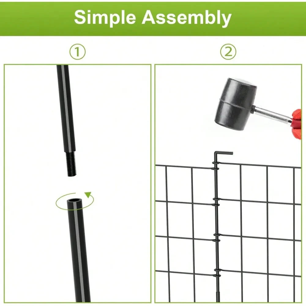 Rustproof Metal Wire Fence for Dog,