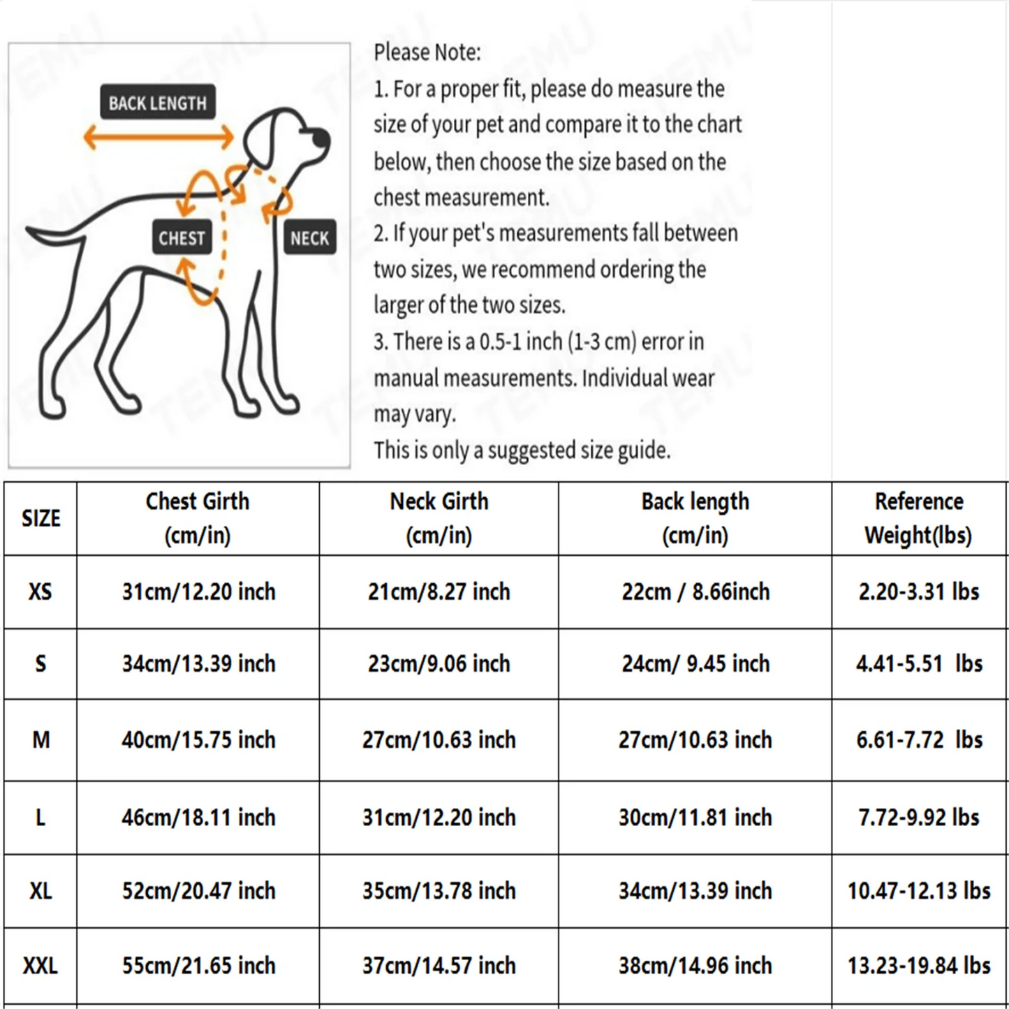 Elastic Pet T-shirt Vest.