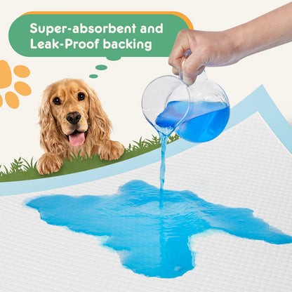 Super Absorbency Pee Pads for Puppies & Dogs.(22 x 22)
