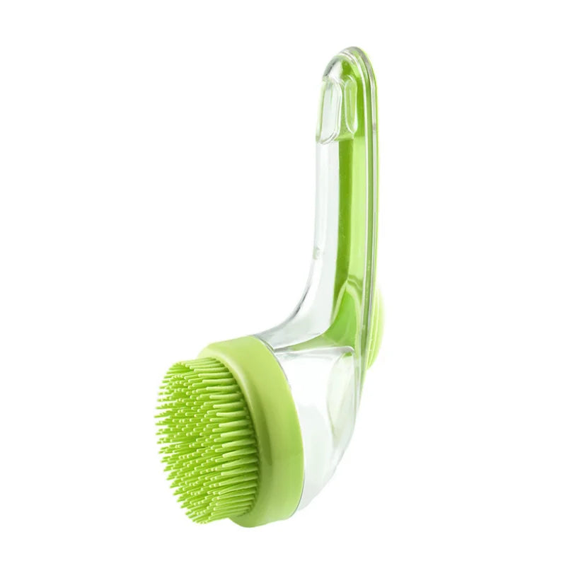 2-in-1 Shampoo Dispenser & Massage Brush for Pets.