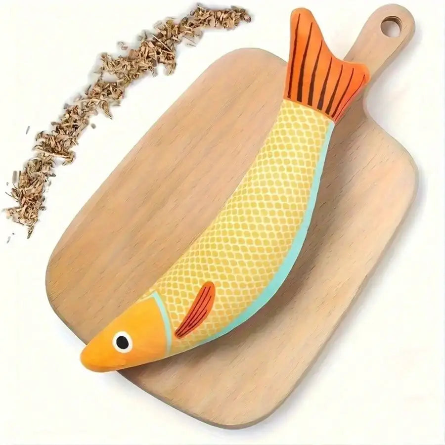 Realistic Fish Design Cat Toy.    Indoor Interactive Kicking Toy For Cats,