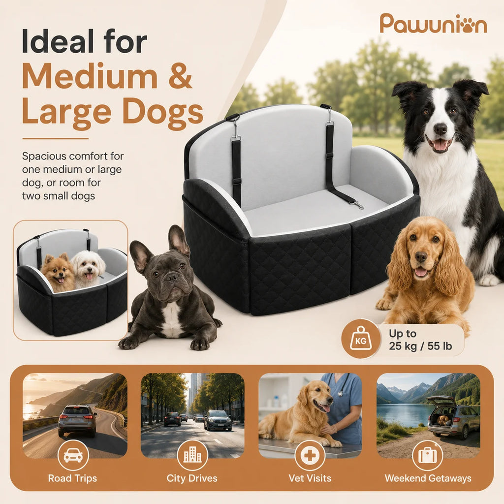 Dog Car Seat for Medium/Large Dogs.
