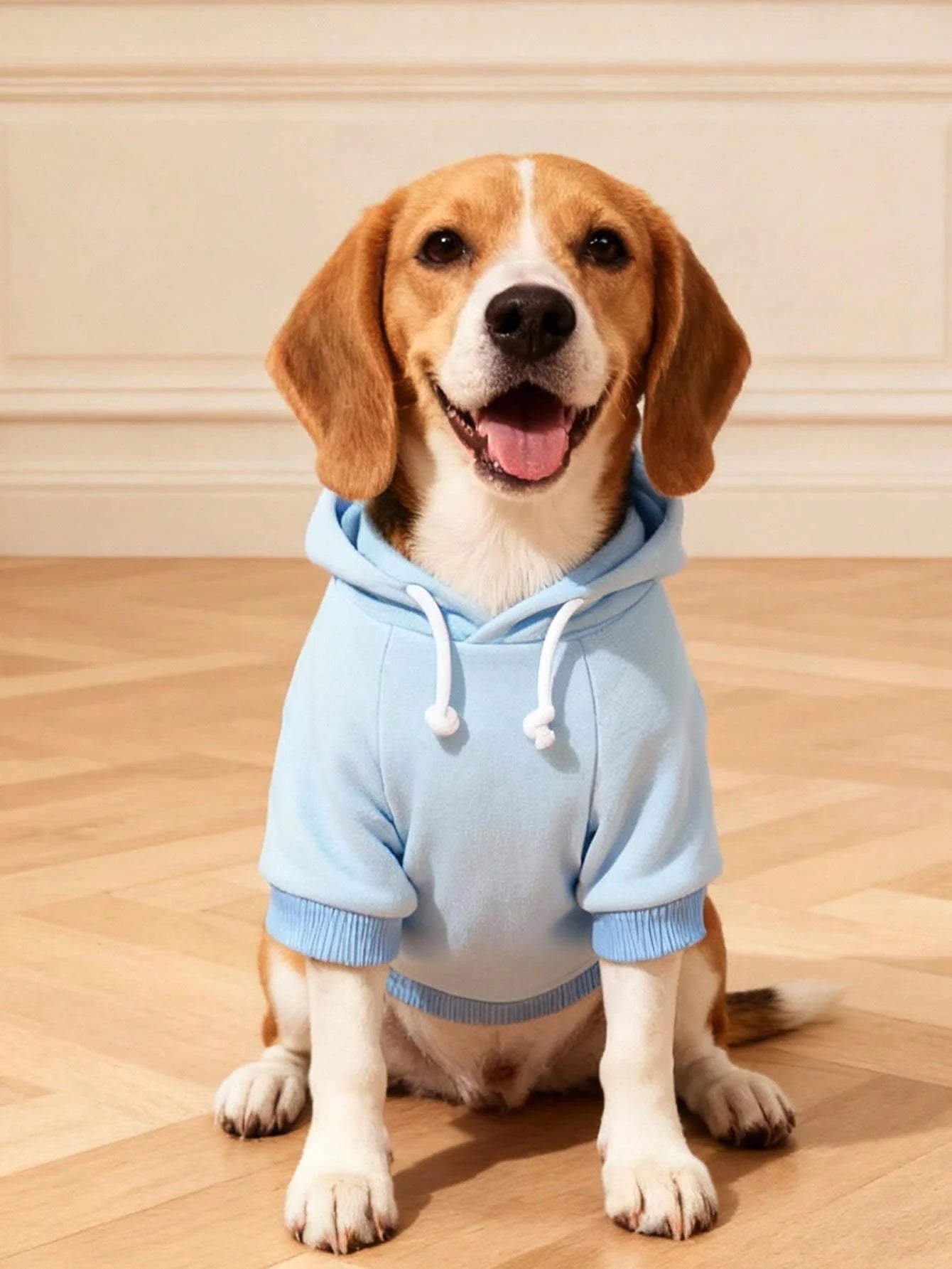 Polyester Warm Basic Hooded Sweatshirt Suitable for Indoor and Outdoor Cats and Dogs.