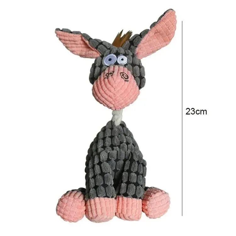 Plush Squeaky Puppy Interactive Chew Toys.