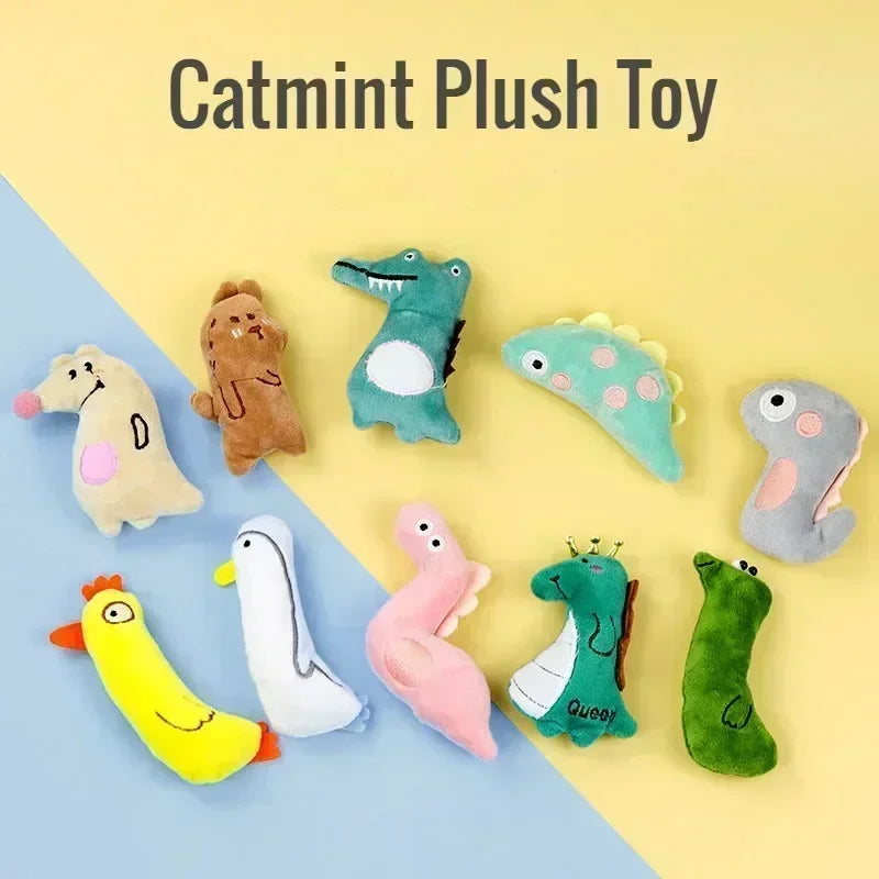 Catnip Kitten Teeth Grinding Chew Toy with Soft Bite.