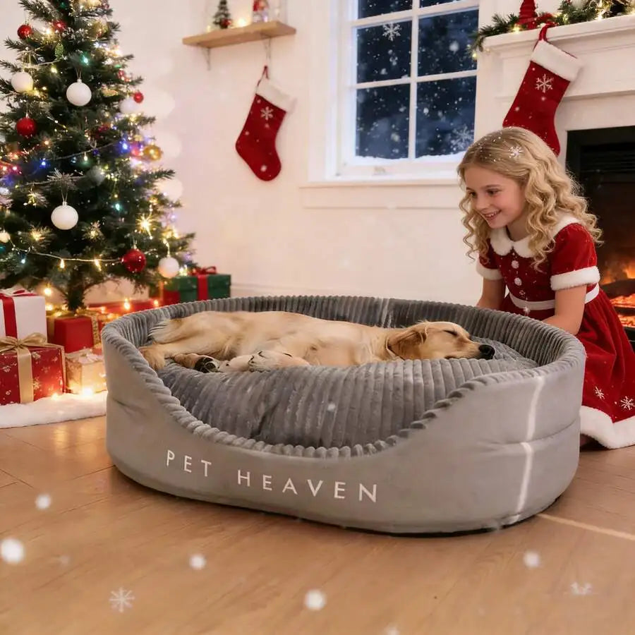 Luxury Dog Bed/Kennel Bed - Plush, Bite-Resistant, Stain-Resistant, Maximum Comfort.