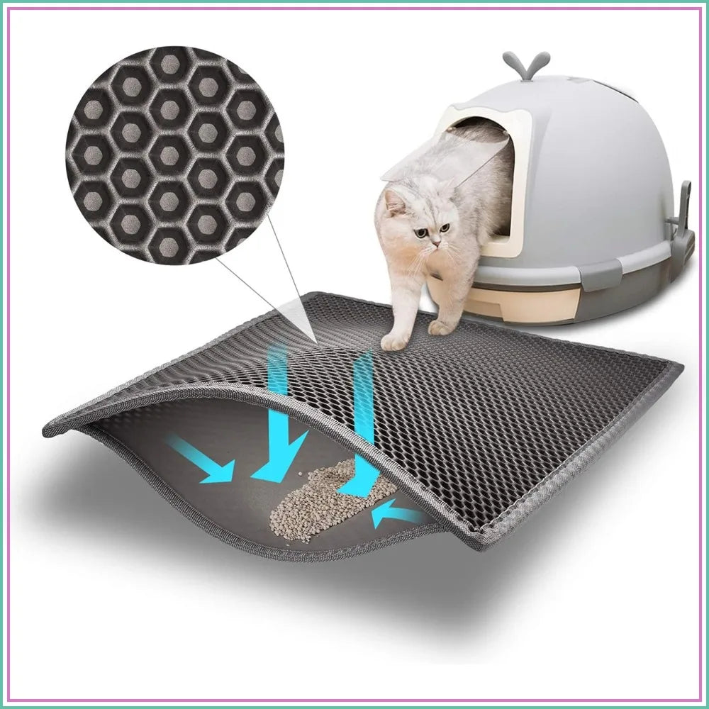 Cat Litter Mat Double Layer 24 x 15 inches.
